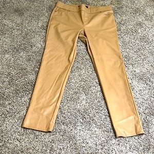 Gloria Vanderbilt Tan Straight Leg Pants